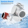 ERGAOBOY 2 PCS Silver 1/4" BSP Swivel Fitting Air Tool,