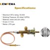 Lemfema Low Pressure LPG Propane Gas Fireplace Fire Pit Flame
