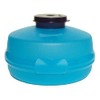 Tupperware Bagel Keeper Round Sandwich Box Storage Container Aqua Blue
