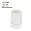 PATIKIL 50mm/2" PVC Water Tank Pipe Connector, Coupling Fitting Adapter