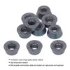 10 Pcs Lathe Carbide Blade Round Wood Turning Cutter High