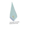 Beavorty Thick Soft Cotton Face Towel Embroidered Leaf Bath Towel