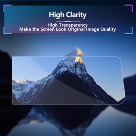 SXCY 2PCS for 2025 Nissan Kicks Screen Protector [SV SR] 12.3 Inch 2025 Kicks SR Accessories 2025 Kicks Navigation Infotainment Screen Protector[Nano]