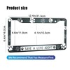 HOSNYE Save A Life Adopt License Plate Frame Blank Paw