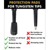 Trekking Poles Rubber Tips Replacements - 4 Pack Extra Durable