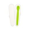 Innobaby Silicone Baby Spoon with Carrying Case Gum Friendly, Green