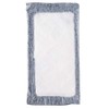 Black 4" x 7" Absorbent Meat, Fish and Poultry Pad
