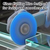 Lamoutor 6Pcs 4.5 Inch Glass Cutting Disc for Angle Grinder,
