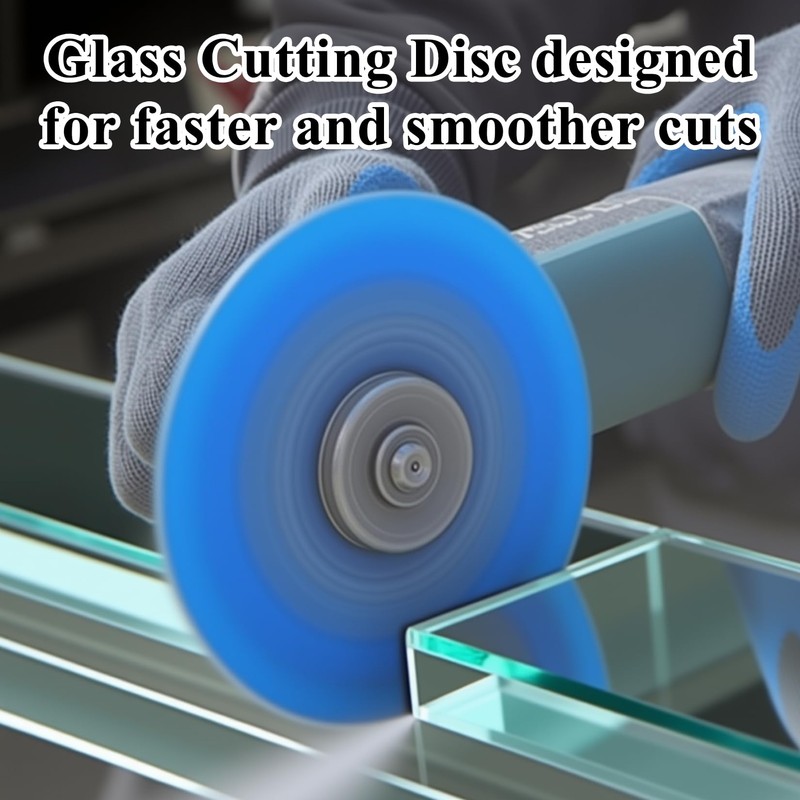 Lamoutor 6Pcs 4.5 Inch Glass Cutting Disc for Angle Grinder,