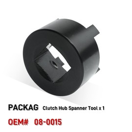 Oil Filter and Clutch Hub Spanner Tool Compatible with Honda Nighthawk 250 CB250 Rebel 250 CMX250C TRX450R XR200 XR200R XR250L XR250R CT70 90 200 CB450 550 OEM# 08-0015