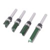 Bestgle 4pcs 1/4” Shank Top Bearing Flush Trim Pattern Router