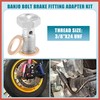 ACROPIX Banjo Bolt Brake Fitting Adapter Kit 3 an 3/8"x24