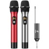TONOR Wireless Microphones, Cordless Mic with Rechargeable Receiver, 200ft Range