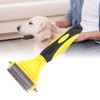 Pet Dematting Comb Stainless Steel Effective Ergonomic Pet Deshedding Tool