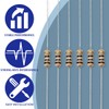Innfeeltech 100 Pcs 1/4W 5% Tolerance 100 Ohm Carbon Film
