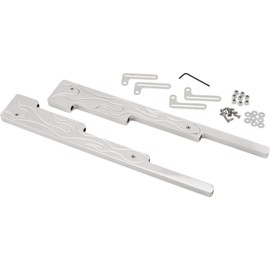 Billet Aluminum Linear Wire Dividers, Flame Top