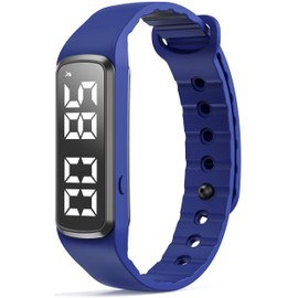 Schrittzähler Armband Fitnessuhr ohne App und Handy Digitaluhr Kinder mit Wecker Datum 12/24H Fitness Tracker Digitale Armbanduhr Laufuhr Sportuhren Herren Damen Jungen Mädchen