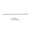 Guitar Measuring Tool Set Silver Aluminum Neck Straight Edge Fret
