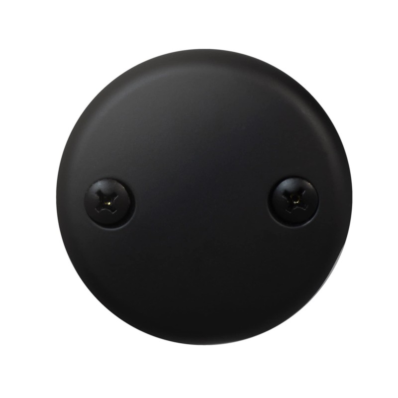 Westbrass Twist & Close Tub Trim Set with Two-Hole Overflow