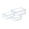 Tescoma 0.2/0.5/1.0 Litre 3-Piece Rectangular Container Fresh Box