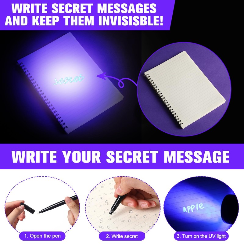 Tegeme 4 Invisible Ink Pen Set 2 Invisible Marker 2