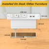 Recessed Outlet Desk Outlets with USB Ports Recessed Power Strip