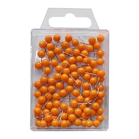 Wedo 56100 Marking Pins (Round Head Pins, Pin Length 16 mm, Diameter 6 mm), 100 Pieces