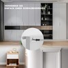 VNIDJGB 4 Pcs Edge Pull Handles,White Finger Edge Pull,Recessed Concealed