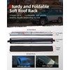 Abahub Soft Roof Rack Pads with 2 Tie Down Straps,