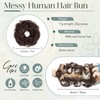 Rich Choices Messy Bun Hair Piece Real Human Hair Tousled