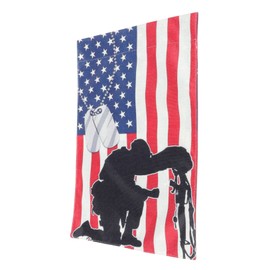 CIYODO Patriotic Garden Flag for Independence Day and Memorial Day Double-Sided Design Unique Artwork for Outdoor Decor Celebratory Atmosphere Garden Patio