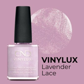 CND Vinylux Longwear Purple Nail Polish, Gel-like Shine & Chip Resistant Color, Lavender Lace, 0.5 fl. oz