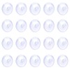 Pawfly Pawfly 20 Pack Clear Suction Cups 2 cm PVC