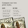 Lantern Press 24x36 Inch Giclee Print, Mosquito, Minnesota State Bird