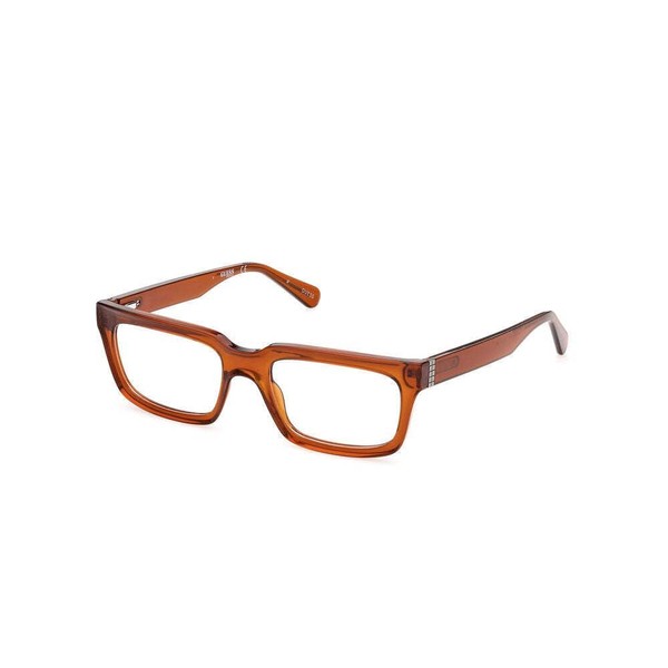GUESS GU8253 Shiny Light Brown, 53 Unisex Adults, Shiny Light