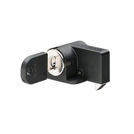 AXA Shimano Rack Fahrrad-Batterieschloss, Schwarz, Nicht zutreffend