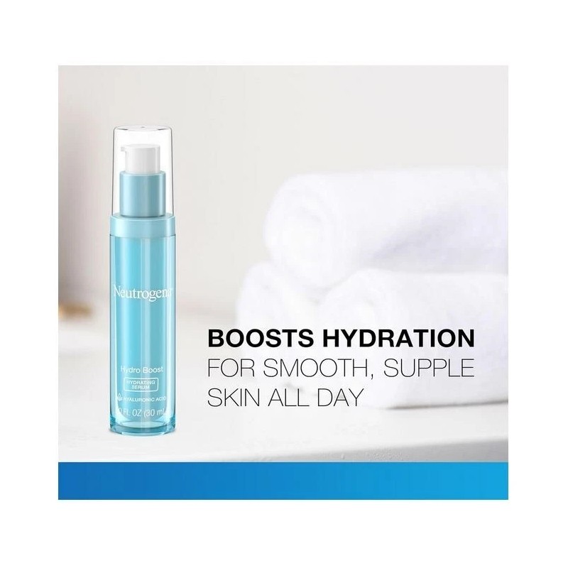Neutrogena Hydro Boost Hydrating Hyaluronic Acid Serum for Face &