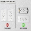 YQSIYU Single Gang Outlet Box Extender for Electrical Box, 1/2",Receptacle