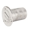 Boat Filler Right Angle Clamshell 316 Stainless Steel Hardware for
