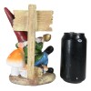Mr Gnome Grandpa Smoking Pipe By Toadstool Mushrooms And Free