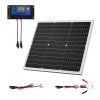 12V 50W Solar Battery Charger Upgraded MPPT Controller IP65 Waterproof
