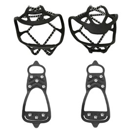 NYGGTYK 2 Paar Schuhabdeckungen Gegen Schlupf-Schuh, Winter-Outdoor-Sportgeräte, Schneegreifer, Schuhzubehör, Schneeklauenschuhabdeckungen