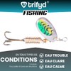 trifyd® Fishing 5 Pcs Spinning Spoons for Trout and Small