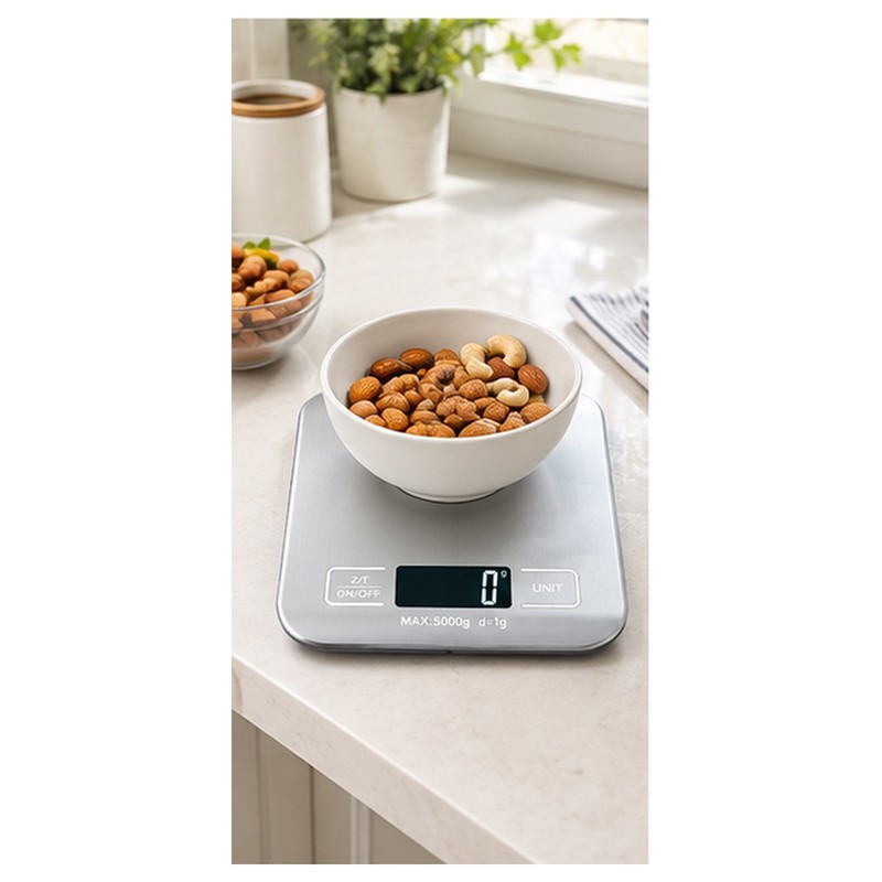 Digital Kitchen Scale, 1g Precision Food Scale with LED Display,