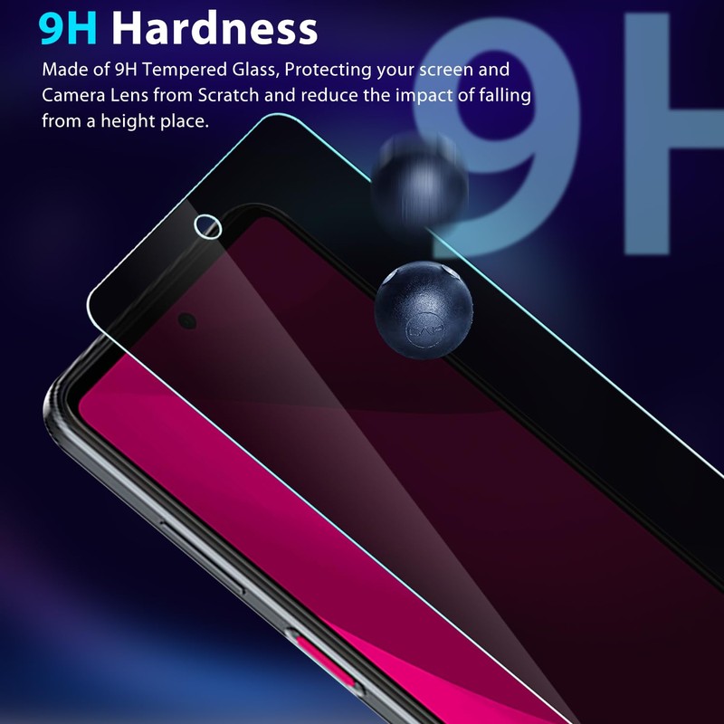 Zeking [2 Pack] for T-Mobile Revvl 8 Pro 5G Privacy