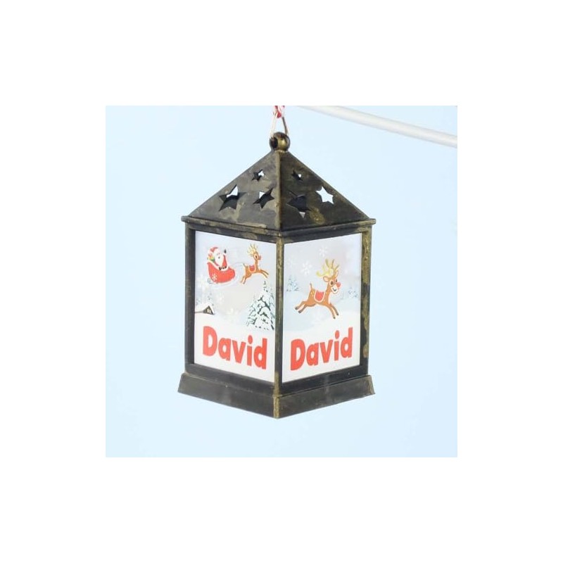 Mulberry Studios Starlight Lantern Christmas Tree Hanger Names A-G David