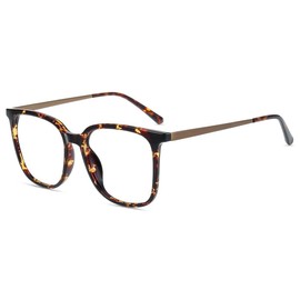 Firmoo Blue Light Blocking Reading Glasses 1.50 for Men/Women, Tortoise Square Computer Eyewear Anti Eye Strain Reader Glasses