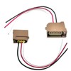 CSMATEYEAH 2 Pcs Turn Signal Socket Pigtail Connector with Wire
