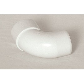 Pack of 2 - Solvent Weld 40mm Waste Pipe Conversion Bend - White
