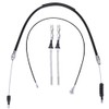 4Pcs Rear Handbrake Cable Set for Opel Corsa C 1.0,